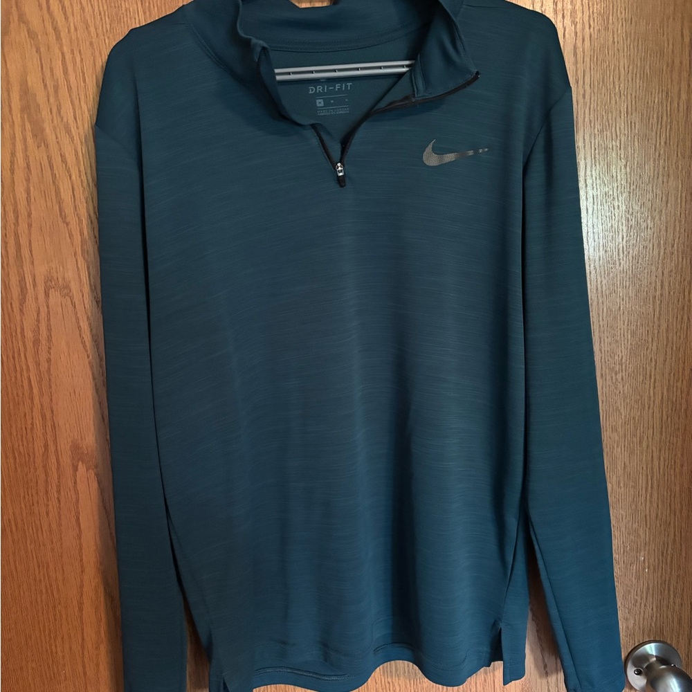 Nike Dri-FIT Dark Teal Quarter Zip